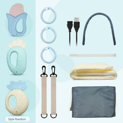 Fandiar diaper bag large capacity with 13 pockets keeps essentials organized
