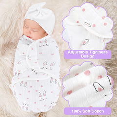 Fanfanwin preemie swaddle stars pattern providing soft visual comfort