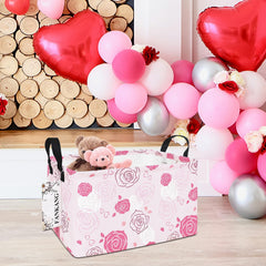 FANKANG canvas laundry basket with waterproof coating keeps damp items separated.