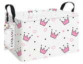 FANKANG storage bins foldable canvas hamper demonstrates space-saving design for easy closet organization