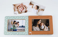 Fanna Baby Album personalized cover lets you add baby's name for a special touch.