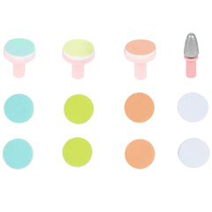 Fansidi electric baby nail file pads pink close-up for gentle infant nail care.