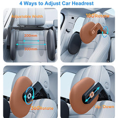 FANXIN headrest fits metal rod spacing for easy install