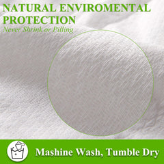 Fasoar 6ply prefold care closeup quick-drying fabric.