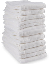 Fasoar Prefold Diapers 100% cotton close-up, gentle on delicate baby skin