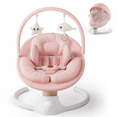 FasonBaby electric baby swing pink front view soothing newborns with gentle motion