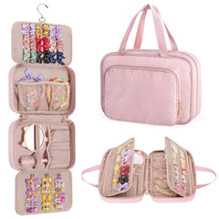 Fasrom hair accessories organizer front-view shows tidy storage for bows and clips.