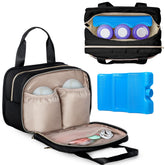 Fasrom wearable breast pump bag front view showing discreet design and capacity for on-the-go pumping