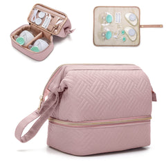 Fasrom wearable breast pump bag front view for discreet on-the-go pumping