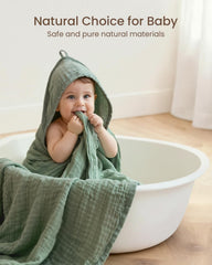 FAVERDIIY muslin fabric detail highlights breathable lightweight construction