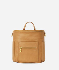 FAWN DESIGN Mini Diaper Bag side carry shows versatile backpack or messenger wear