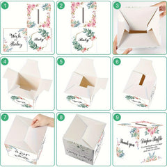 FCDECOR Diaper Raffle Box easy-assembly demonstrates quick setup and smooth operation