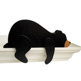 Fcimu Woodland Bear on edge shelf adds a charming nursery focal point