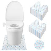 FCQWMTSD toilet mat blue dot 60-pack offers hygienic, leak-proof bathroom protection.