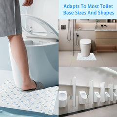 FCQWMTSD waterproof commode pad protects floors during visits.