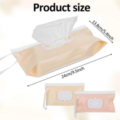 FdcLixuvol reusable wipe pouch with zipper for easy refilling