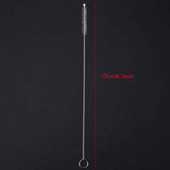 Fdit stainless steel brush head delivers durable scrubbing for baby bottles