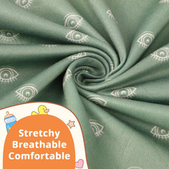FEBSNOW hidden zipper design allows easy removal without disturbing baby.