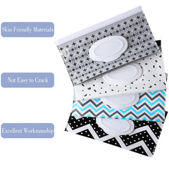 FEBSNOW wipe container with reinforced flip cap for easy single-wipe dispensing