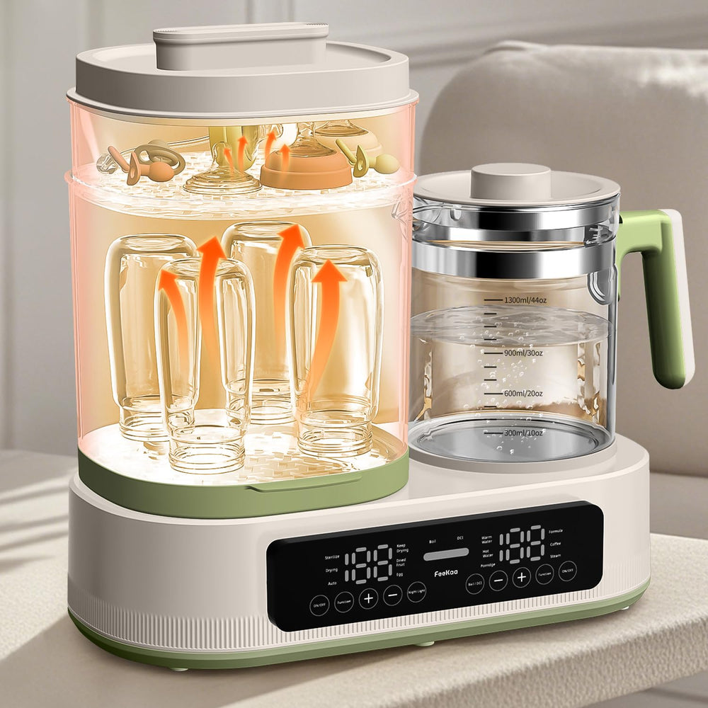 Feekaa bottle warmer with quick milk warming for night feeds