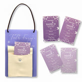 Feel Good Waves tooth fairy door hanger on a door for magical visits