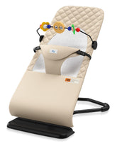 Feeplas baby bouncer cushion-breathable: breathable fabric for airy comfort and secure seating.