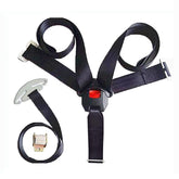 Feiteplus universal highchair harness buckle detail with secure locking.