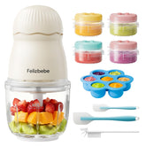 Felizbebe baby food maker unit on counter enables quick, nutritious purées at home