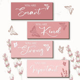 FENCORDAR butterfly wall decor pink set showcases cheerful butterflies for bright teen bedroom vibes.