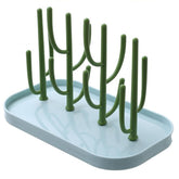 FEOOWV baby bottle drying rack base green keeps bottles steady for efficient air-drying
