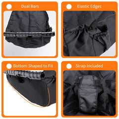 Fevbcnrj Hammock compatible with car seats shows seamless car-to-cart transfer