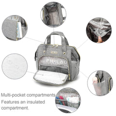 FHELAD 5-in-1 adjustable shoulder strap—customizable comfort for all-day wear.