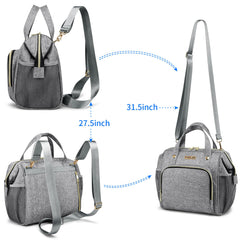FHELAD 5-in-1 side bottle pockets—keeps bottles handy during trips.