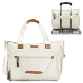FHELAD Tote Diaper Bag quilted material for premium daily use.