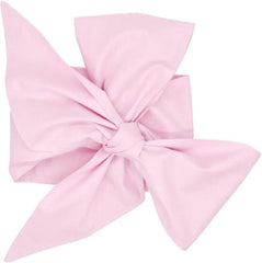 Fibroxify newborn swaddle sash pink laid flat for product photography