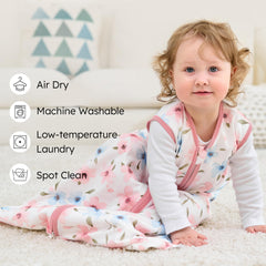 FIEMOL 100% cotton sleep sack offers soft, breathable fabric