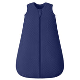 FIEMOL baby sleep sack outer view showing quilted cotton shell for winter warmth.