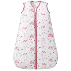 FIEMOL baby sleep sack outside view highlights soft cotton and breathable warmth for newborn comfort.
