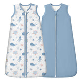FIEMOL bamboo sleep sack close-up shows soft, baby-friendly fabric texture for sensitive skin