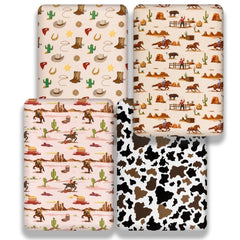 FIGEPO crib sheets elastic-fit closeup demonstrates secure, easy installation for quick changes.