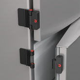 FIGEPO refrigerator adhesive lock closeup shows sturdy build for secure fridge doors.