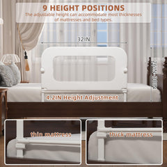 FigTime bed rail anti-collision foam padding cushions active toddlers at night.