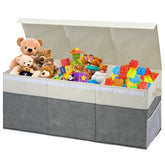 FIIOEOY extra large toy box with lids keeps toys accessible and tidy.