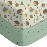 FilLEEP Pack N Play Sheets 2-pack front view shows soft, breathable fabric