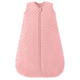 FILLEEP plush dots sleep sack outer fabric delivers cozy winter warmth.