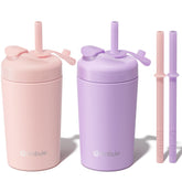 Fimibuke kids cups with spill-proof straw enable mess-free sipping