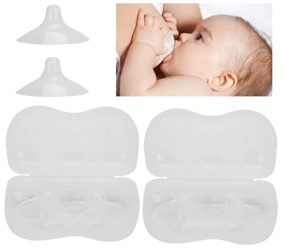 Finever nipple shields clear 20mm latch assist for comfortable nursing