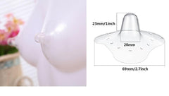 Finever nipple shields travel case for portable nursing supplies