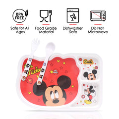 Finex Mickey Polka Dot resin fork designed for little hands.