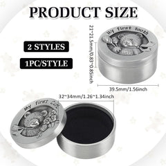FINGERINSPIRE first curl box interior velvet keeps delicate hair secure and cushioned
